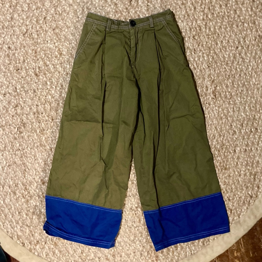 Marni Two-Tone Crop Pants